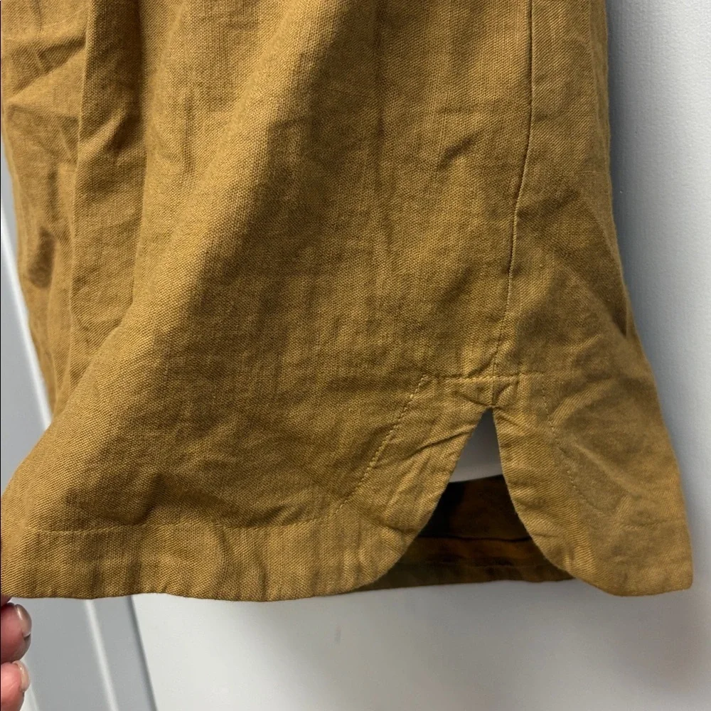 Zara Linen Blend Romper – Size XS